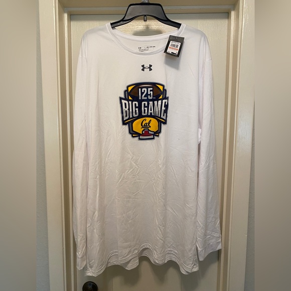 Cal Stanford 125th Big Game official team issued long sleeve 3XL Under Armour - Picture 1 of 4